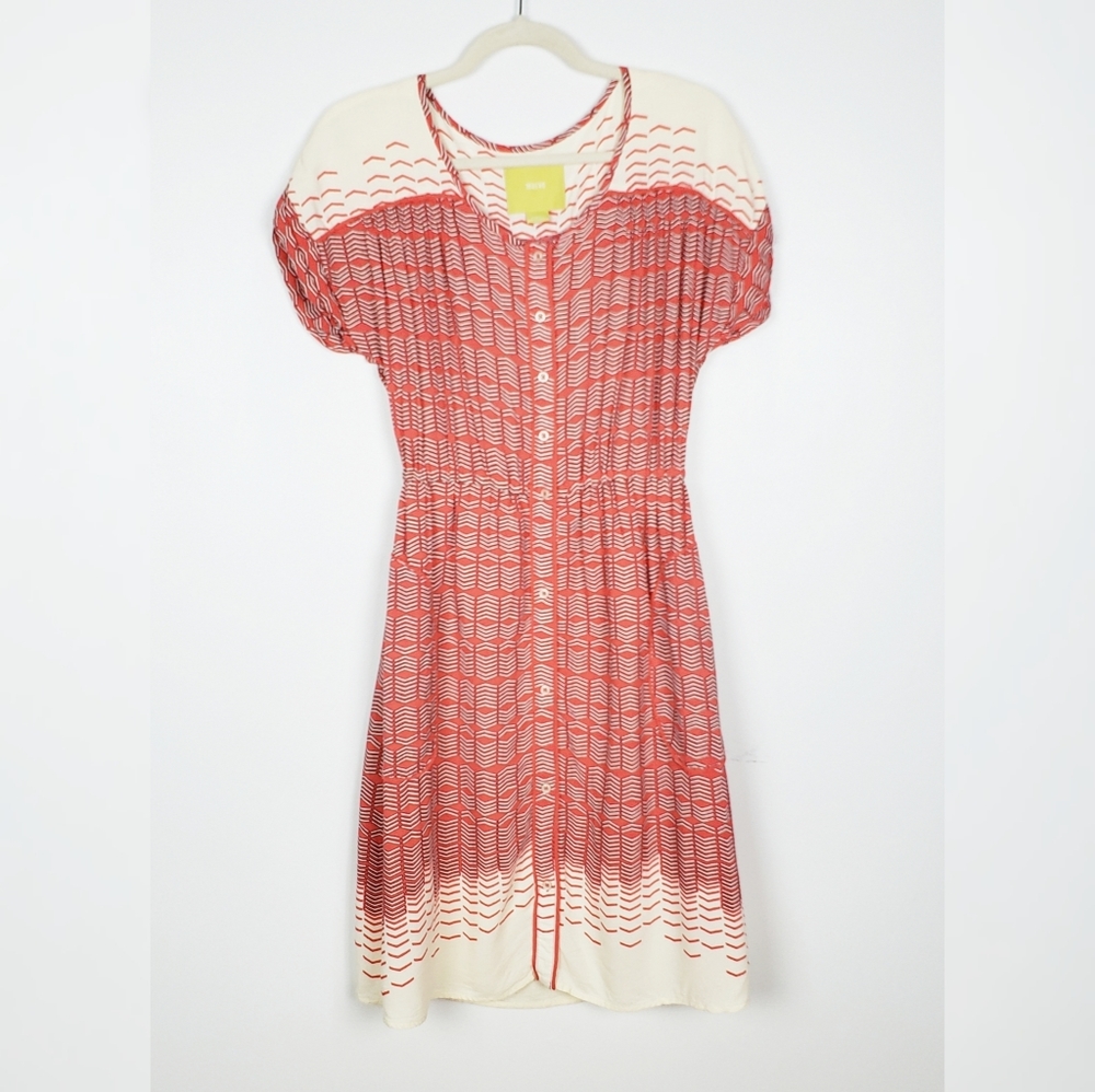 Maeve Print Dress - Orange